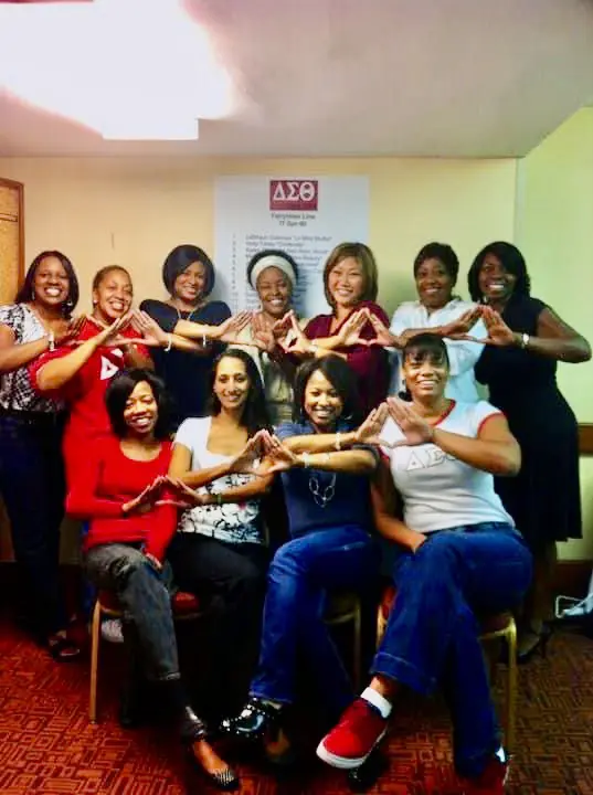 My Iota Tau line sisters of Delta Sigma Theta Sorority, Inc.